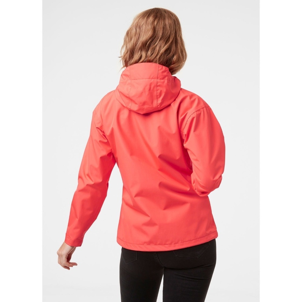 Helly Hansen Seven J Rain Jacket -Tangerine color- Size S/P - Picture 6 of 9